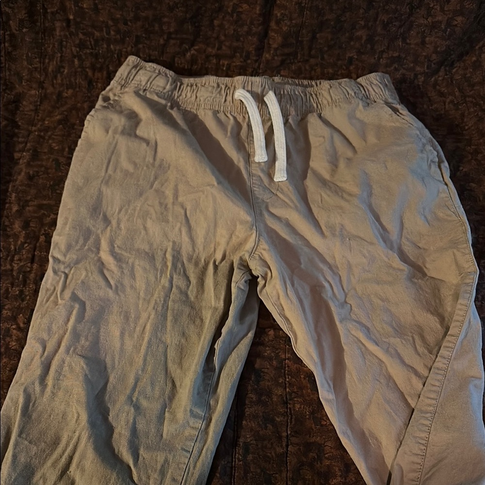 The Children's Place Tan Joggers Soft Cotton Blend